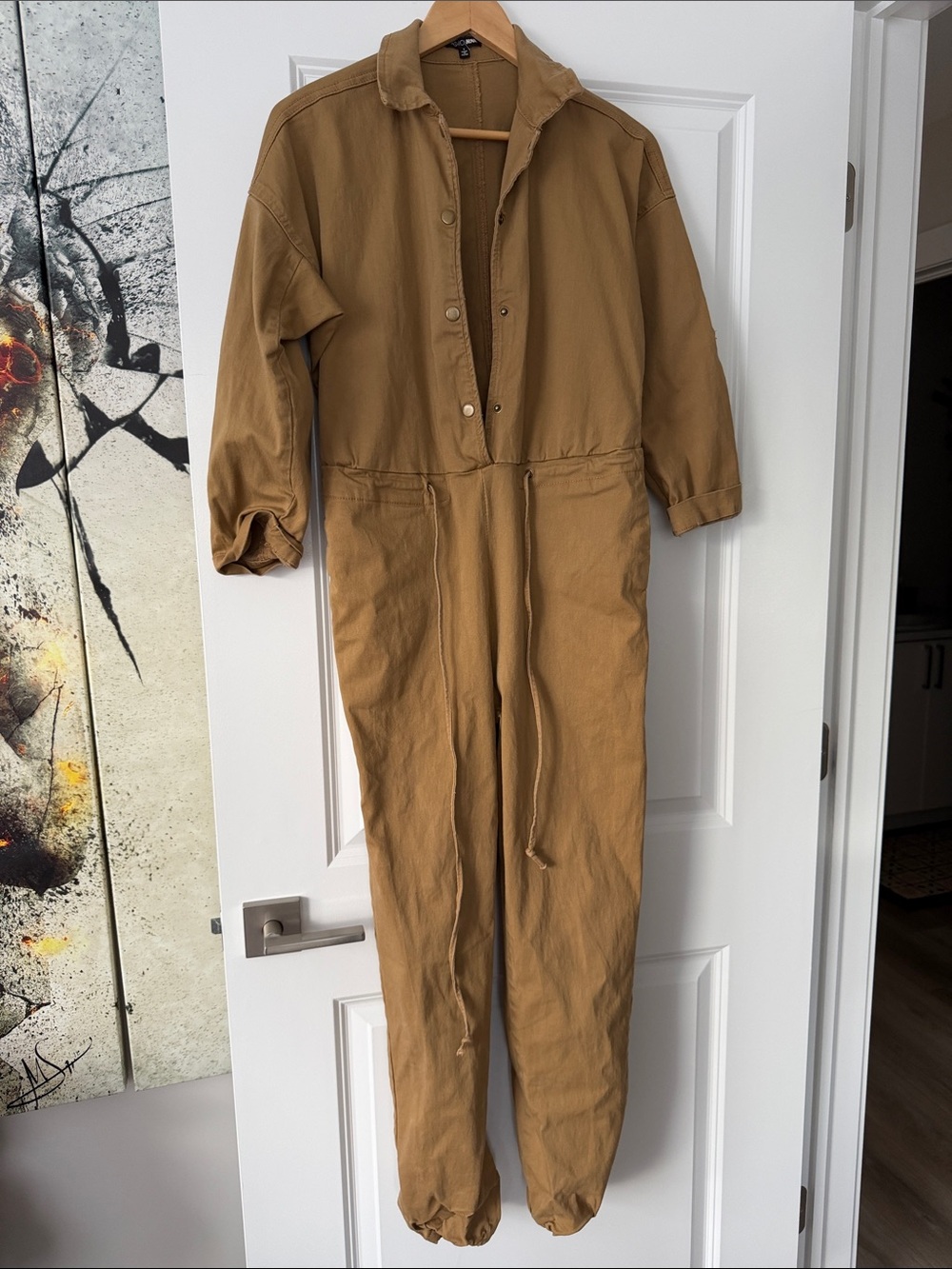 Fashion Nova Caramel Brown Jumpsuit